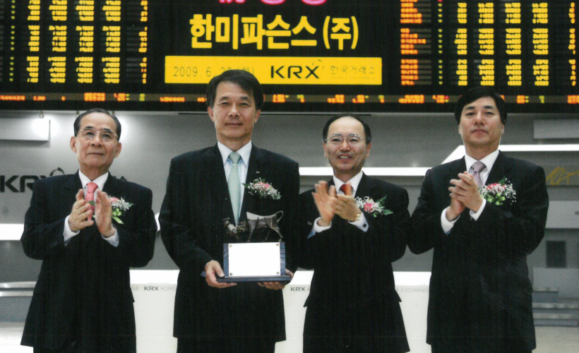 2009년 6월 23일 유가증권시장(코스피) 상장